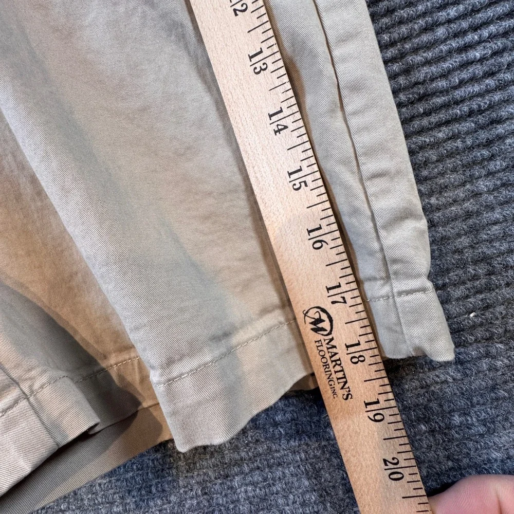 Vineyard Vines Mens 32‎ Khaki Tan Chino Shorts Flat Front 9 Inch Inseam Preppy